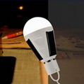 Portable solar emergency bulbs