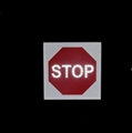 Solar traffic sign