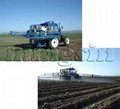Tractor pull type mounted boom sprayer