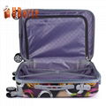 UBORSE Hot sale abs pc printed hard case cheap travel 3pcs trolley l   age sets 5