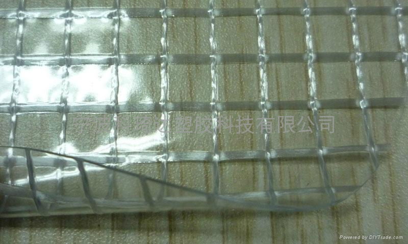 PVC flame retardant transparent clip nets cloth 3