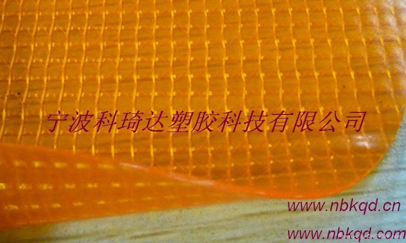 PVC flame retardant transparent clip nets cloth