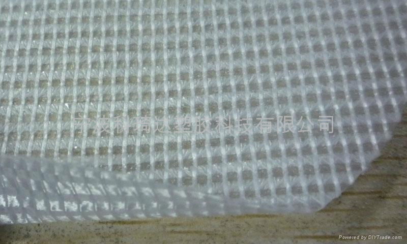 耐寒抗UV的透明PVC夹网布 3