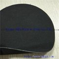 double the fabric of black neoprene mesh cloth