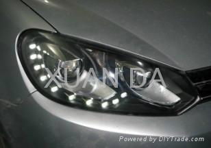 VW GOLF 6 BI-XENON PROJECTOR HEADLIGHT 2