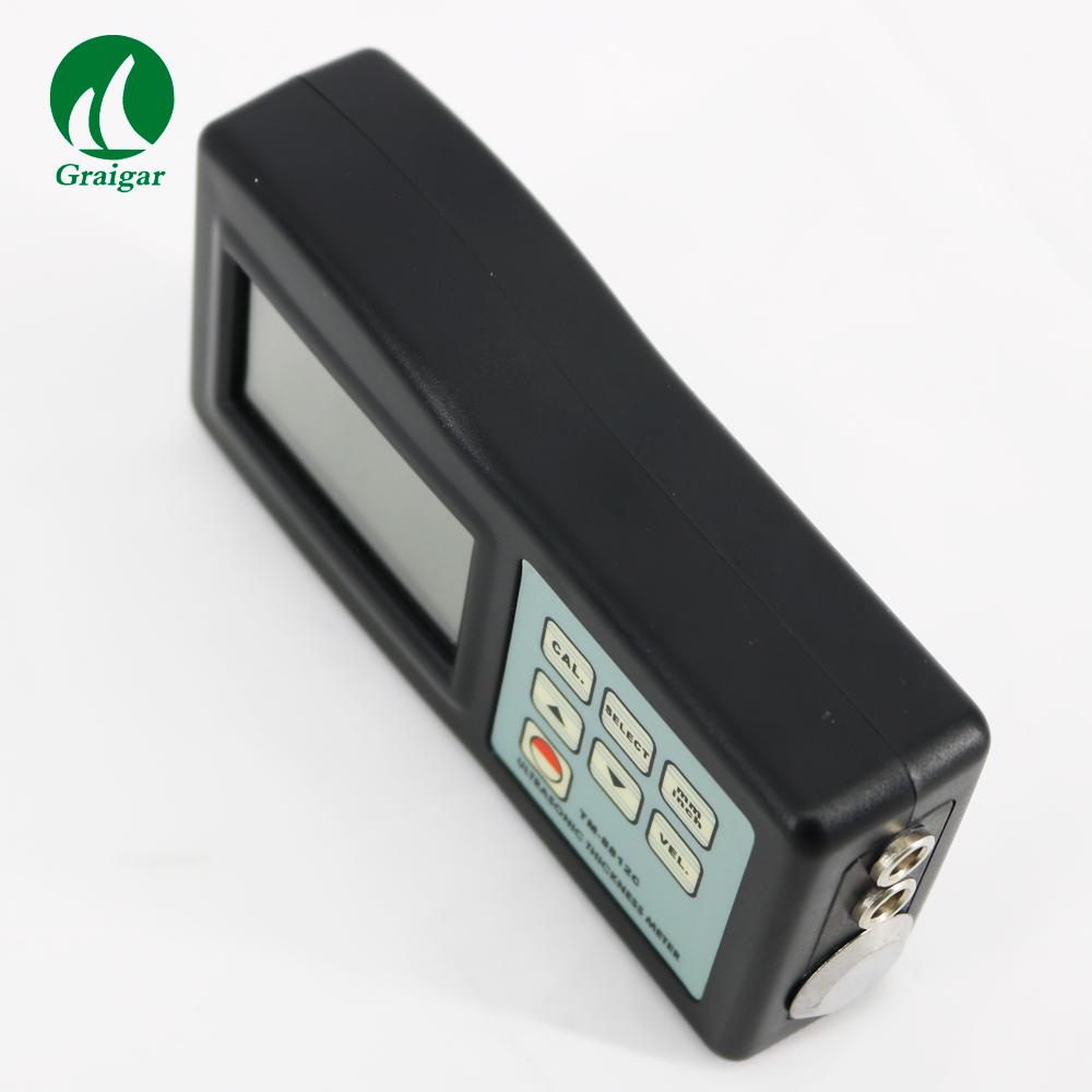 TM8812C Digital Ultrasonic Thickness Meter Measuring Range 1.2-225mm 4