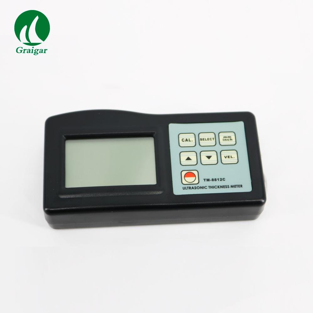 TM8812C Digital Ultrasonic Thickness Meter Measuring Range 1.2-225mm 8