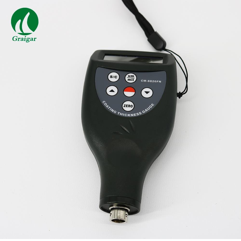 CM-8826FN Digital Paint Coating Thickness Gauge Meter F and NF Probes 0~1250µm 3