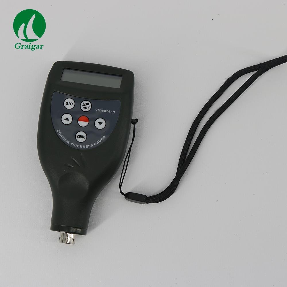 CM-8826FN Digital Paint Coating Thickness Gauge Meter F and NF Probes 0~1250µm 7