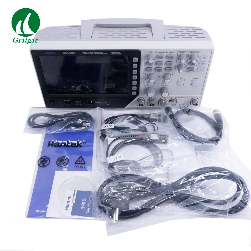 DSO4202C 2 Channel Digital Oscilloscope Arbitrary/Function Waveform Generator