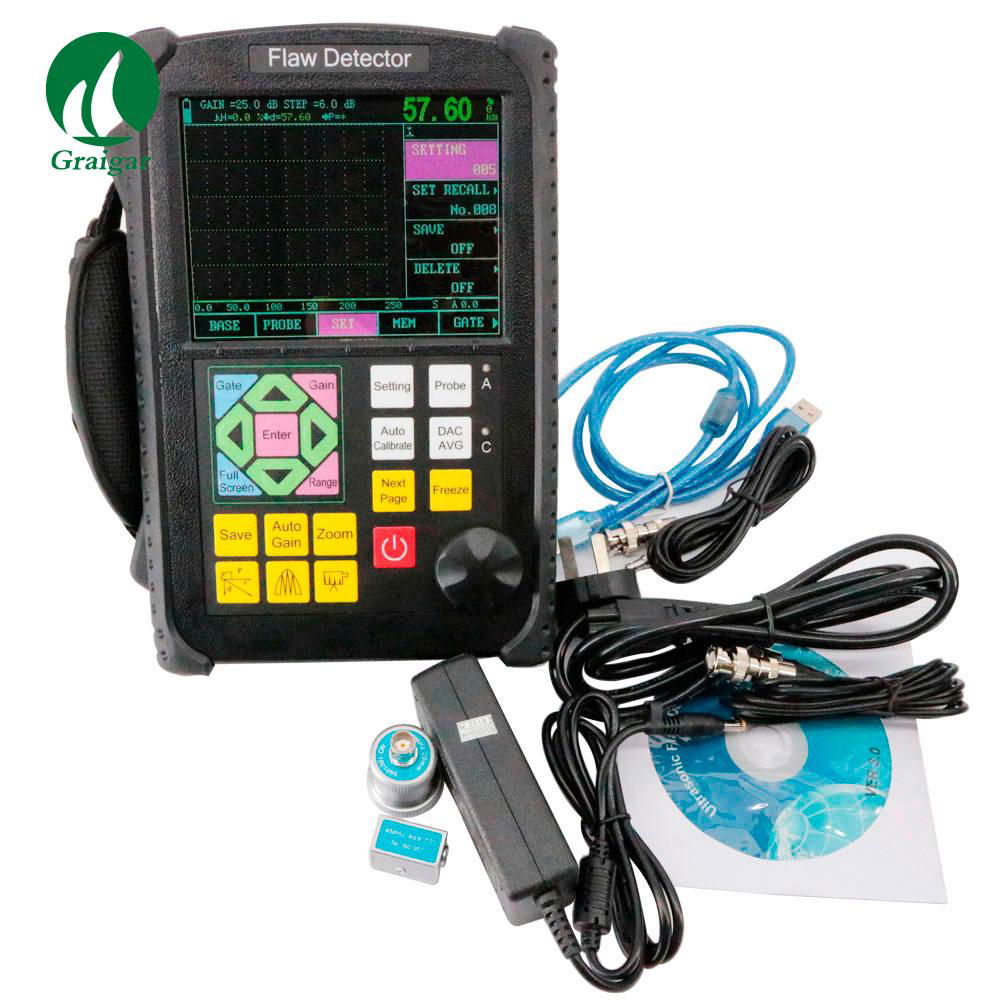 GR650 Ultrasonic Flaw Detector 0 mm-10000mm Range Single/Dual/Thru Model 2