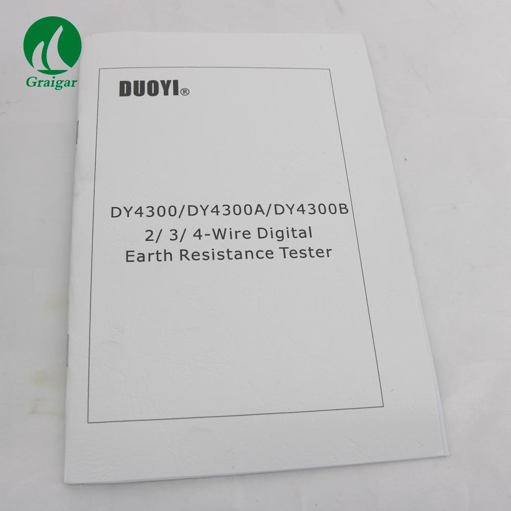 DY4300A Digital Insulation Resistance Tester Earth Ground Resistance Tester 3