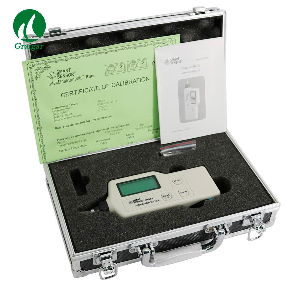 AR63A Digital Vibration Meter Vibration severity Tester 4