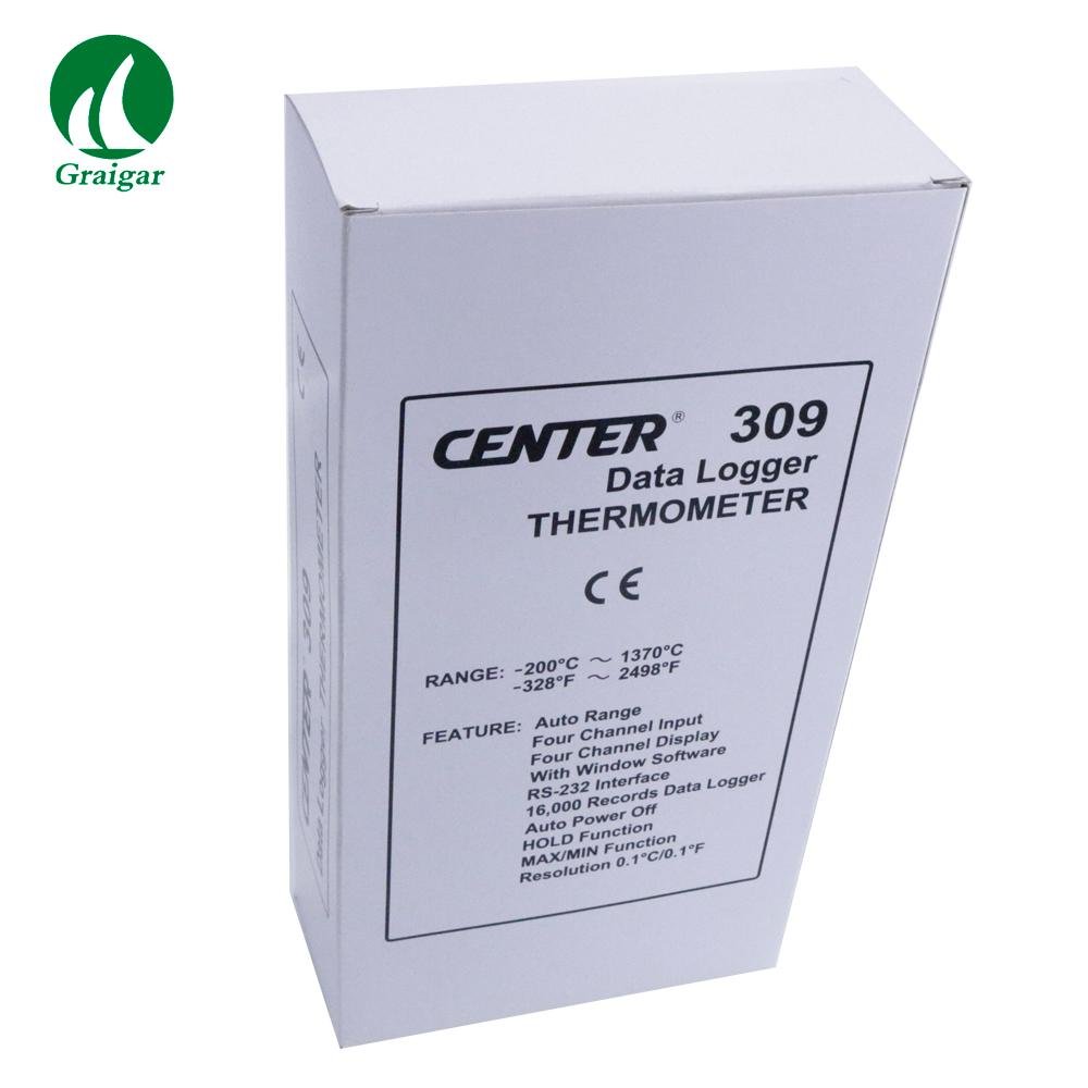 CENTER-309 4 Channels Thermometer with Data Logger 13