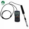 TES-1341 Hot Wire Anemometer  Air Velocity Tester Tempe Humidity Meter TES1341 2