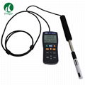 TES-1341 Hot Wire Anemometer  Air Velocity Tester Tempe Humidity Meter TES1341