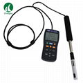 TES-1341 Hot Wire Anemometer  Air Velocity Tester Tempe Humidity Meter TES1341