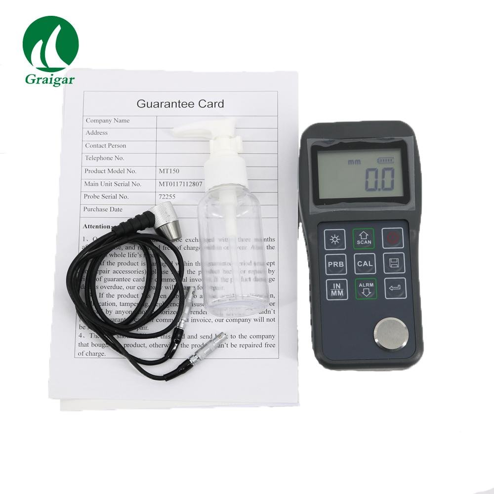 MT150 Digital Ultrasonic Thickness Gauge with Dual Straight Beam Probes  13