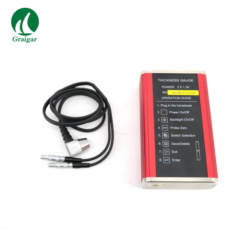 MT200 Ultrasonic Thickness Gauge with Dual-Element Transducers 0.75mm-300mm 10