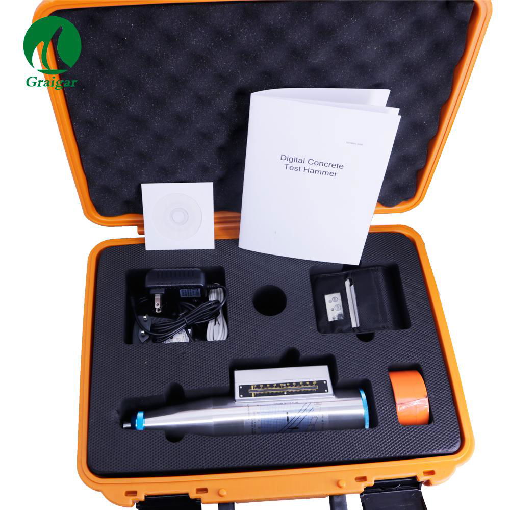 HT225-V Integrated Digital Concrete Test Hammer With IR Printer Test Range:10-60 3