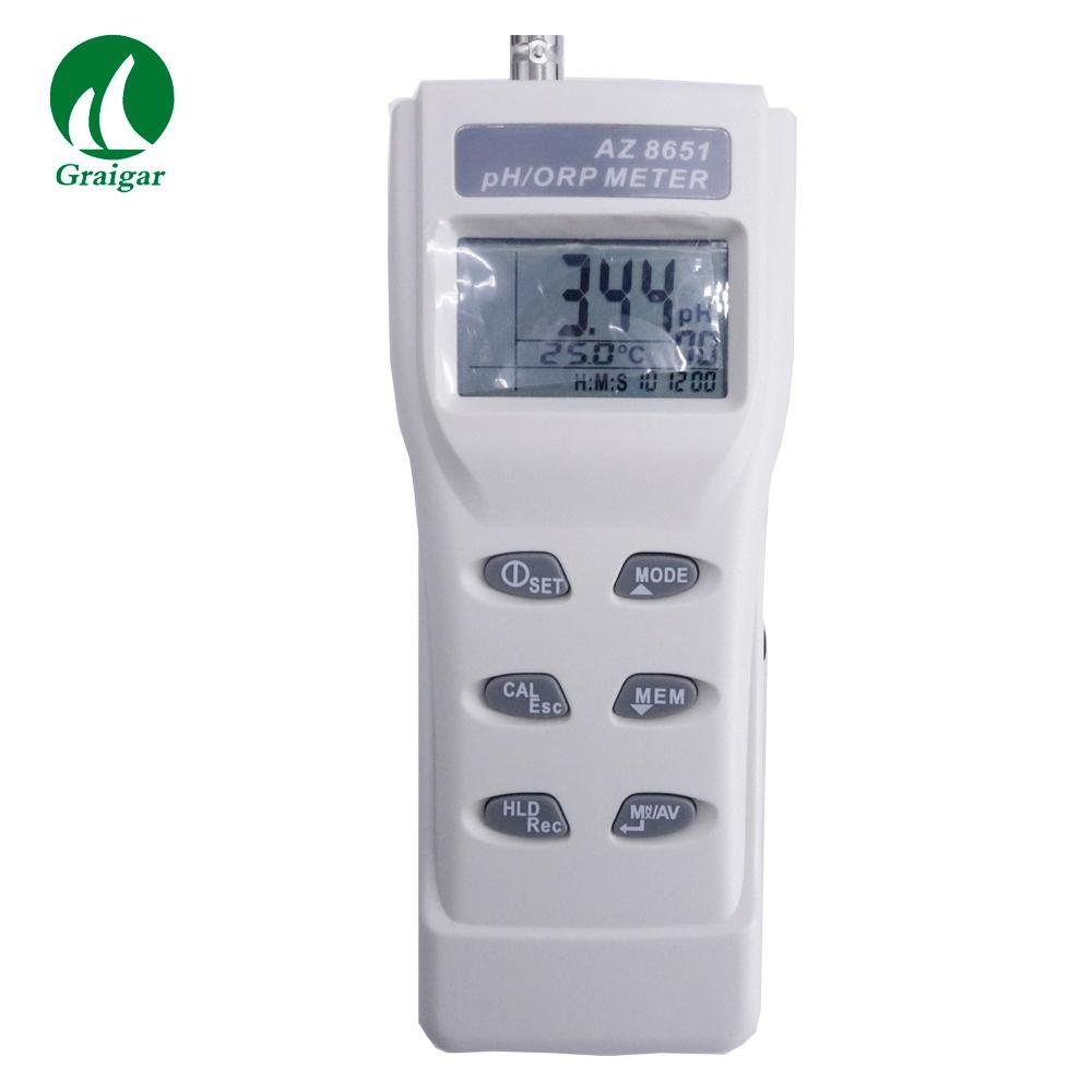 AZ8651 Handheld PH Meters PH Tester Digital ORP Meter Range PH: 0.00 ~ 14.00 3