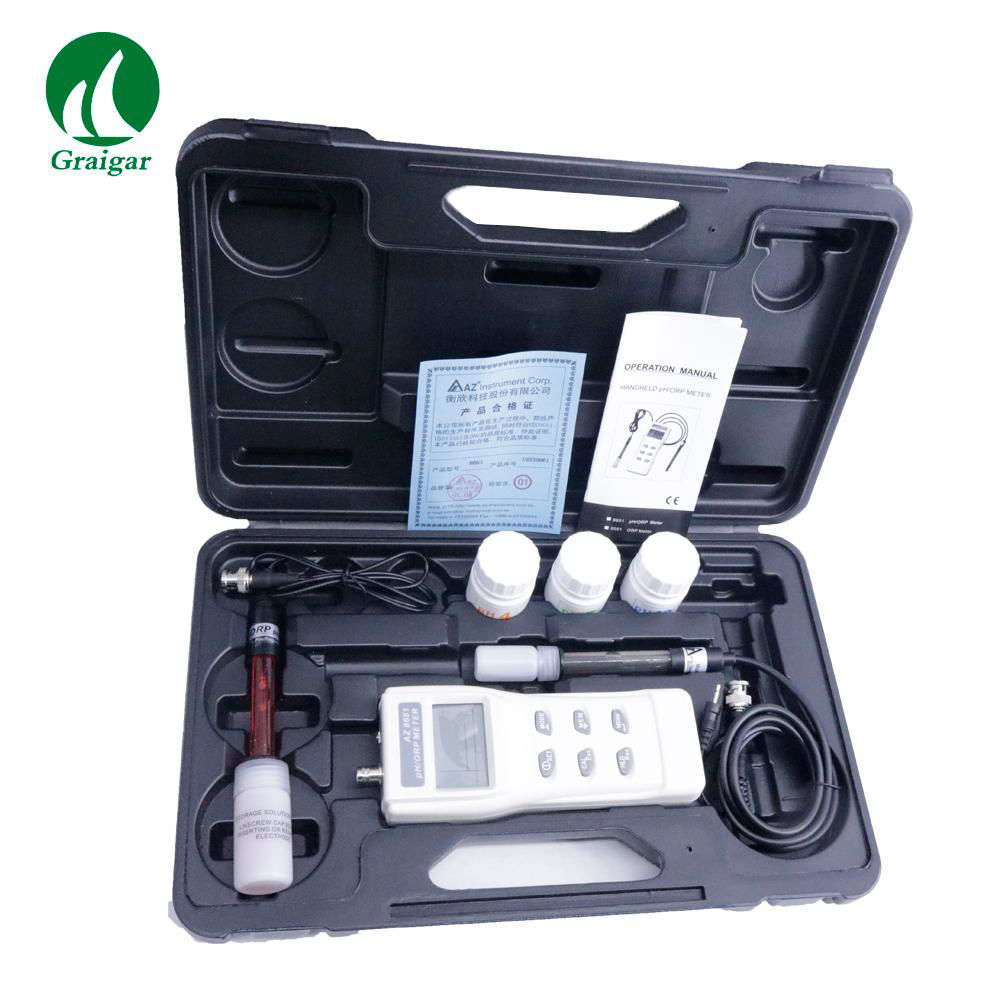 AZ8651 Handheld PH Meters PH Tester Digital ORP Meter Range PH: 0.00 ~ 14.00 2