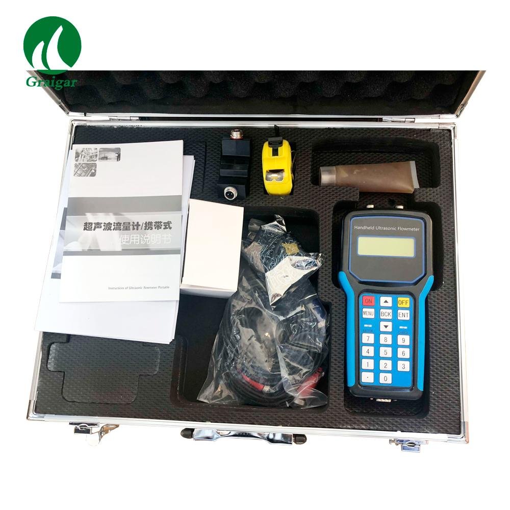MHC-3000H Handheld Ultrasonic Flowmeter DN50 ~ DN700mm Pipe Flow Measurement 4