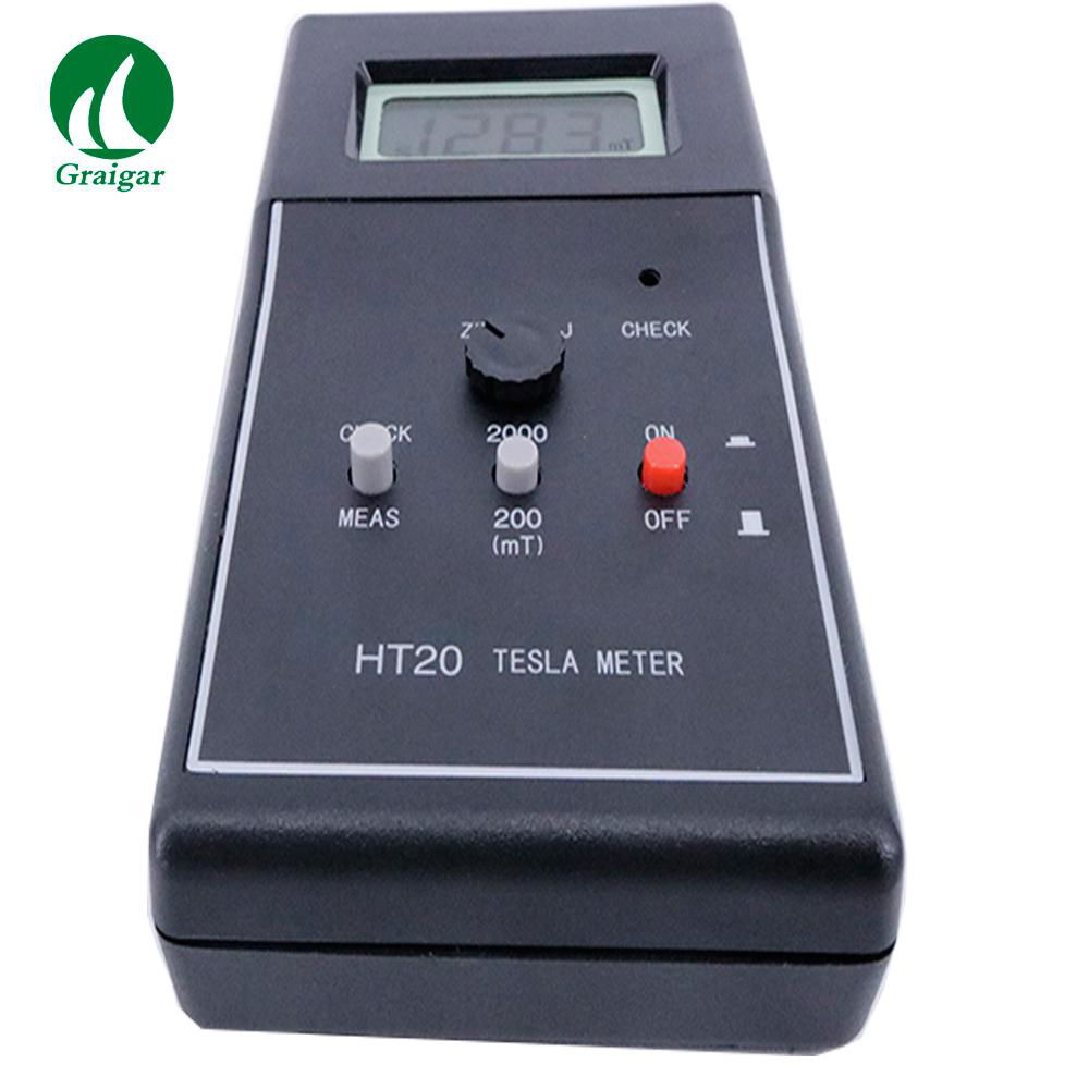 HT20 Tesla/ gauss /Digital Magnetic Flux meter DC 2000mT 2
