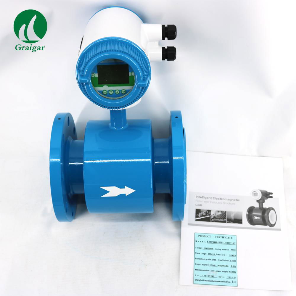 Electromagnetic Digital Flow Meter / Water Flow Rate Meter DN10mm-DN1000mm