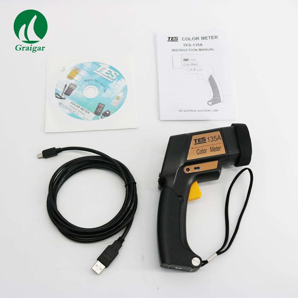 TES-135A Color Meter, Colorimeter With USB Datalogger - GRAIGAR (China ...