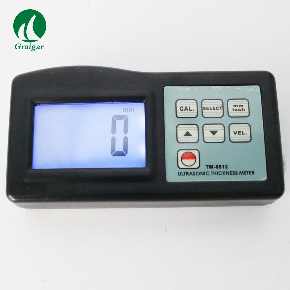 TM8812 Ultrasonic Thickness Meter Thickness Gauge Tester 4