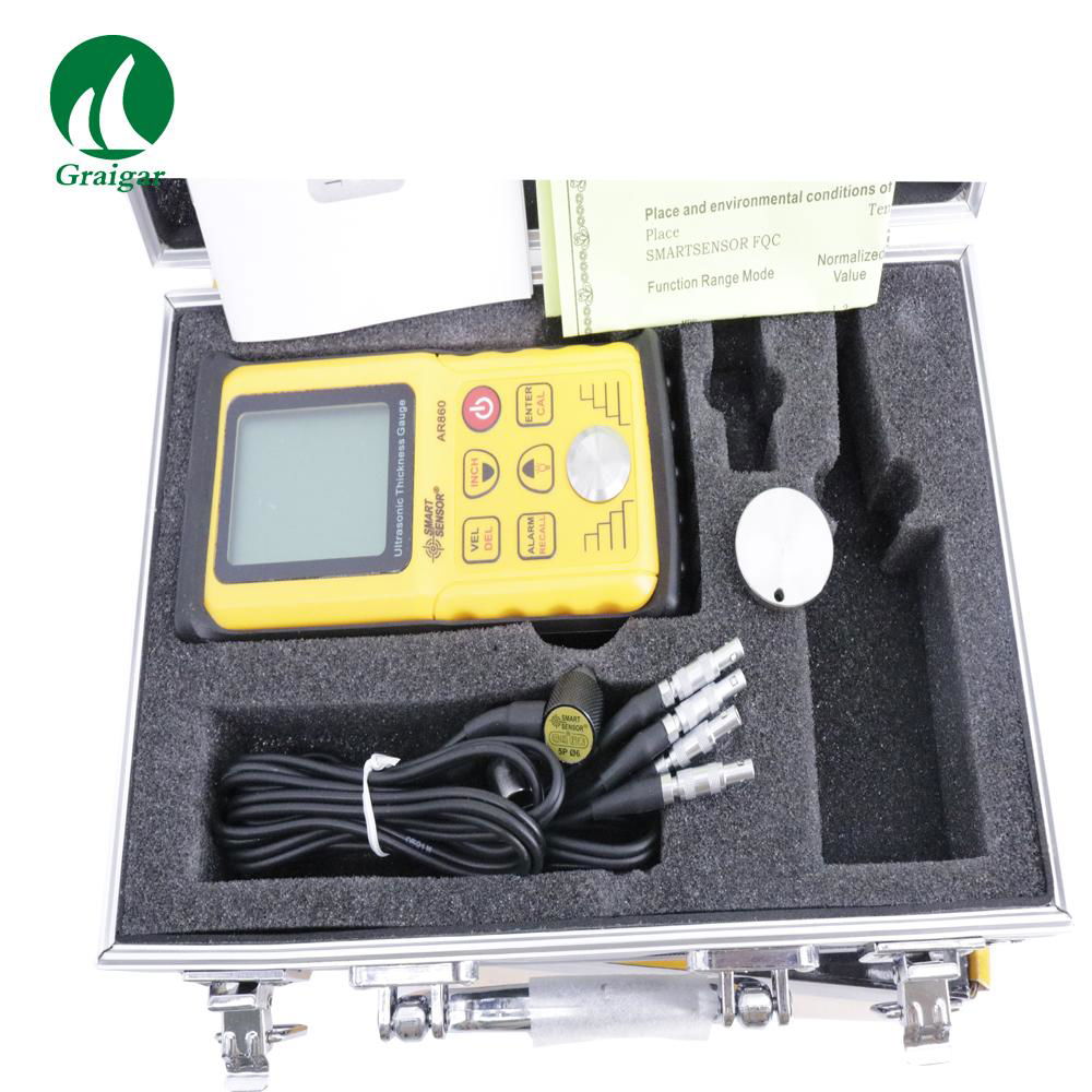 Smart Sensor Ultrasonic Thickness Gauge AR860 5