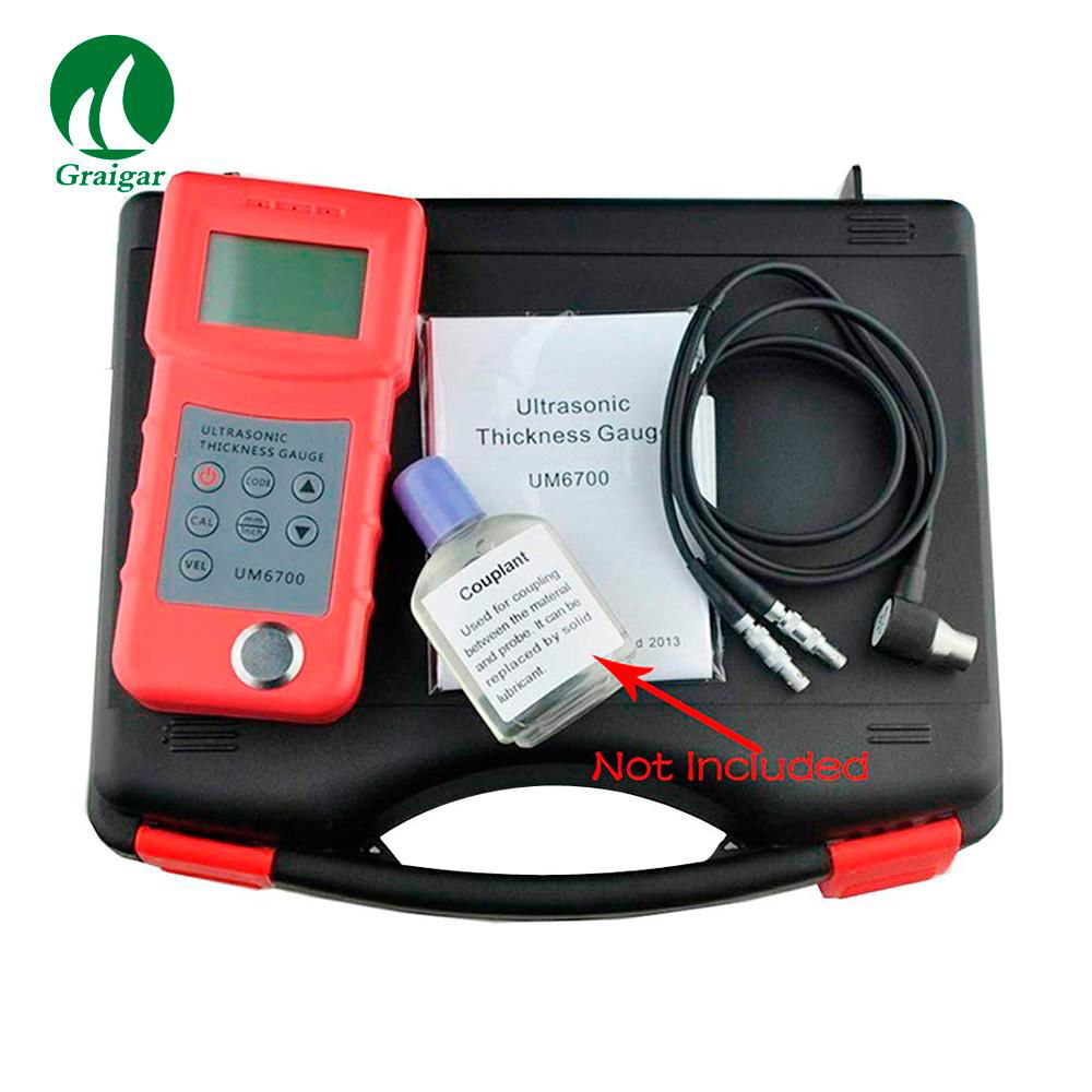 UM6700 Ultrasonic Thickness Gauge Meter Tester 1.0-280mm,0.05-11.8inch  5