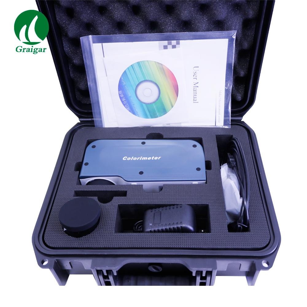 New Portable WF30 16mm Colorimeter Color Meter CIELAB CIELCH Display Mode DEL*a* 8