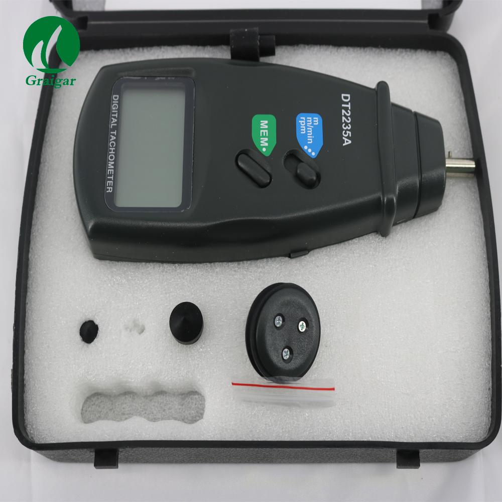 Contact Tachometer Surface Speed Meter DT2235A 5