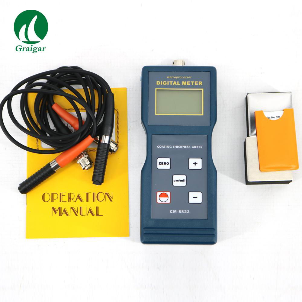 CM-8822 Digital Coating Thickness Gauge CM8822 0~40mil 3