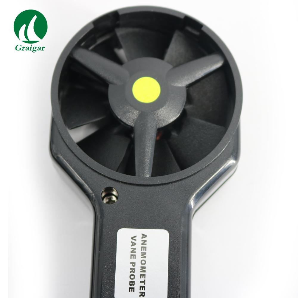 Anemometer Air Flow Speed Temperature Meter AM4836V Temperature Sensor  4