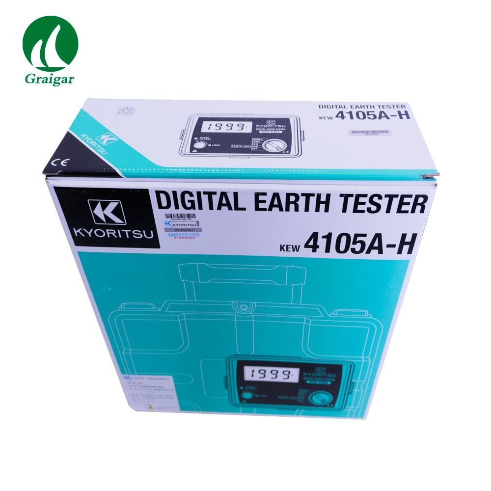KYORITSU KEW4105A-H Digital Earth Resistance Tester Multimeter 0-20Ω/200Ω/2000Ω  13