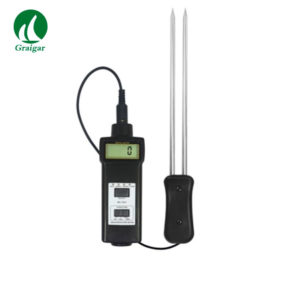 NEW Grain Moisture Meter MC7821 Temperature Meter MC-7821 (8-20%) Resolution:0.1 3