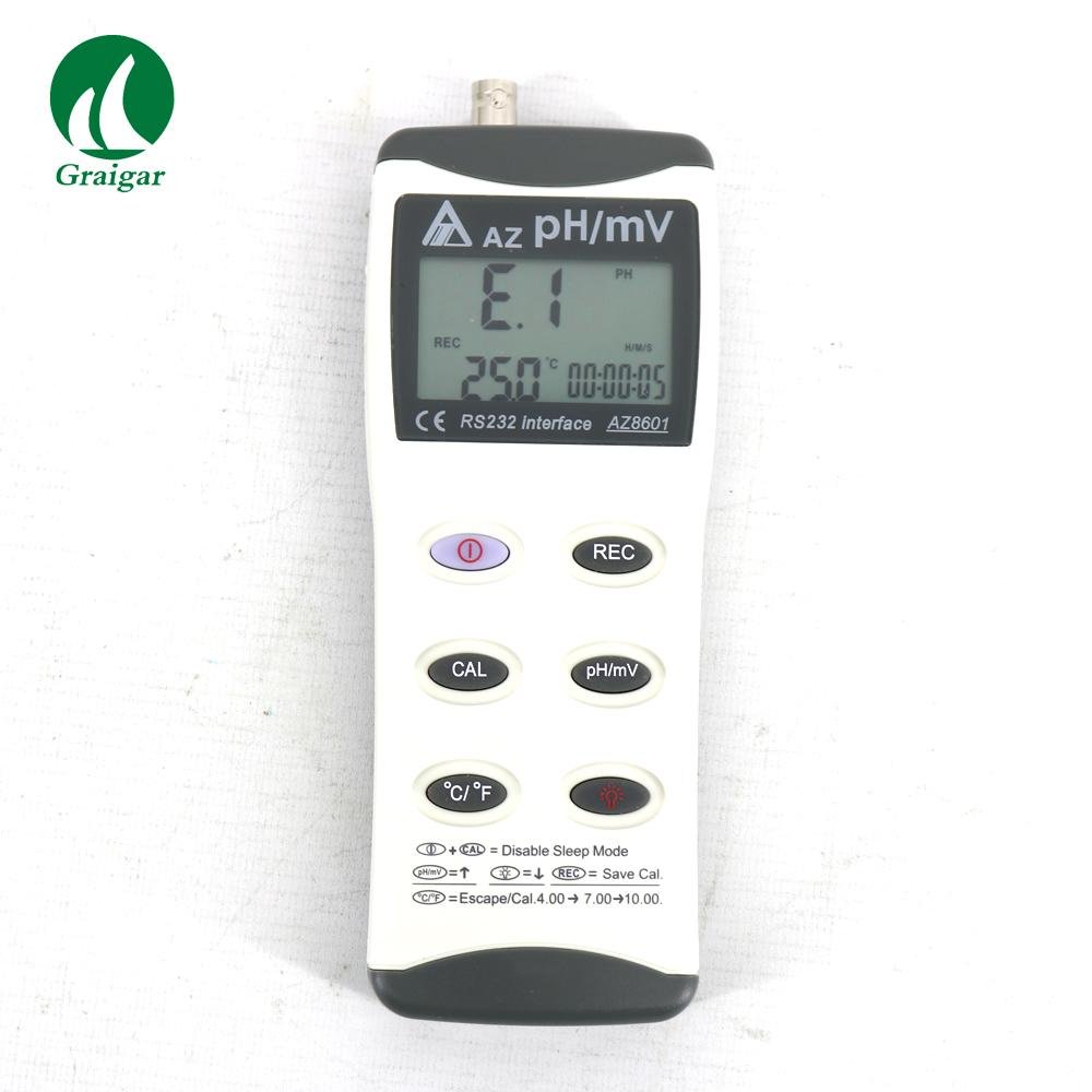 AZ8601 Portable Digital PH mV Temperature Water Quality Meter PH 1