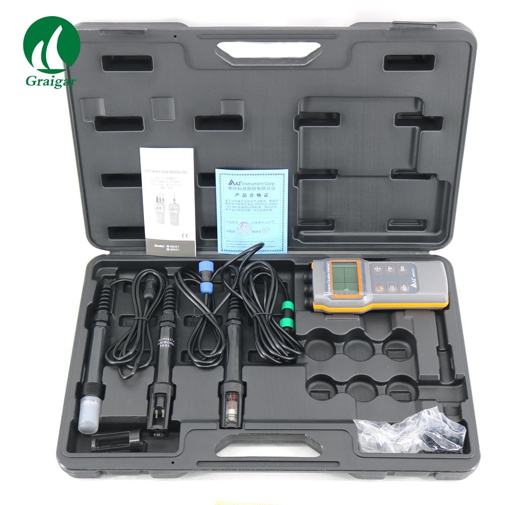 AZ86031 Professional  Water Quality Meter Disso  ed Oxygen Tester PH Meter 19