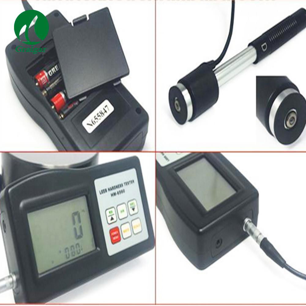 HM6560 Leeb Metal Hardness Tester Portable Durometer With iron 3