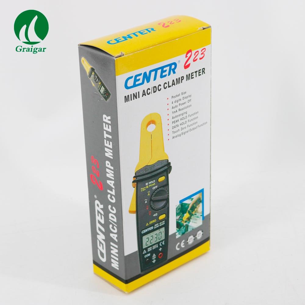 Handheld Digital Clamp Meter AC Clamp Meter CENTER-223 8