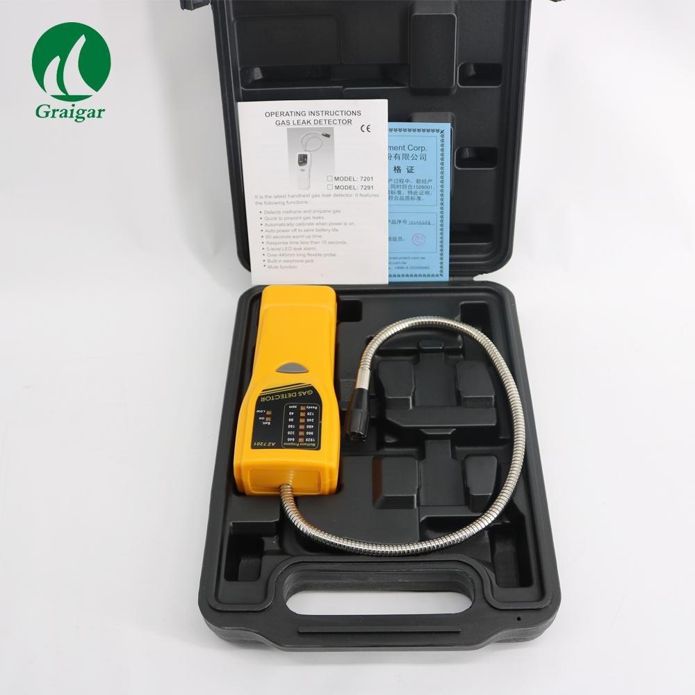 AZ7201 Portable Gas Leak Detector Methane and Propane Gas Leakage Tester 3