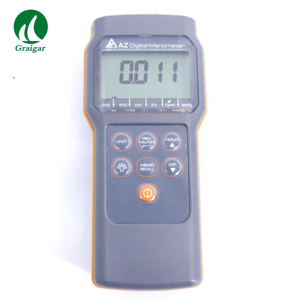 AZ82152 Economic Digital Manometer Differential Pressure Meter 15 psi