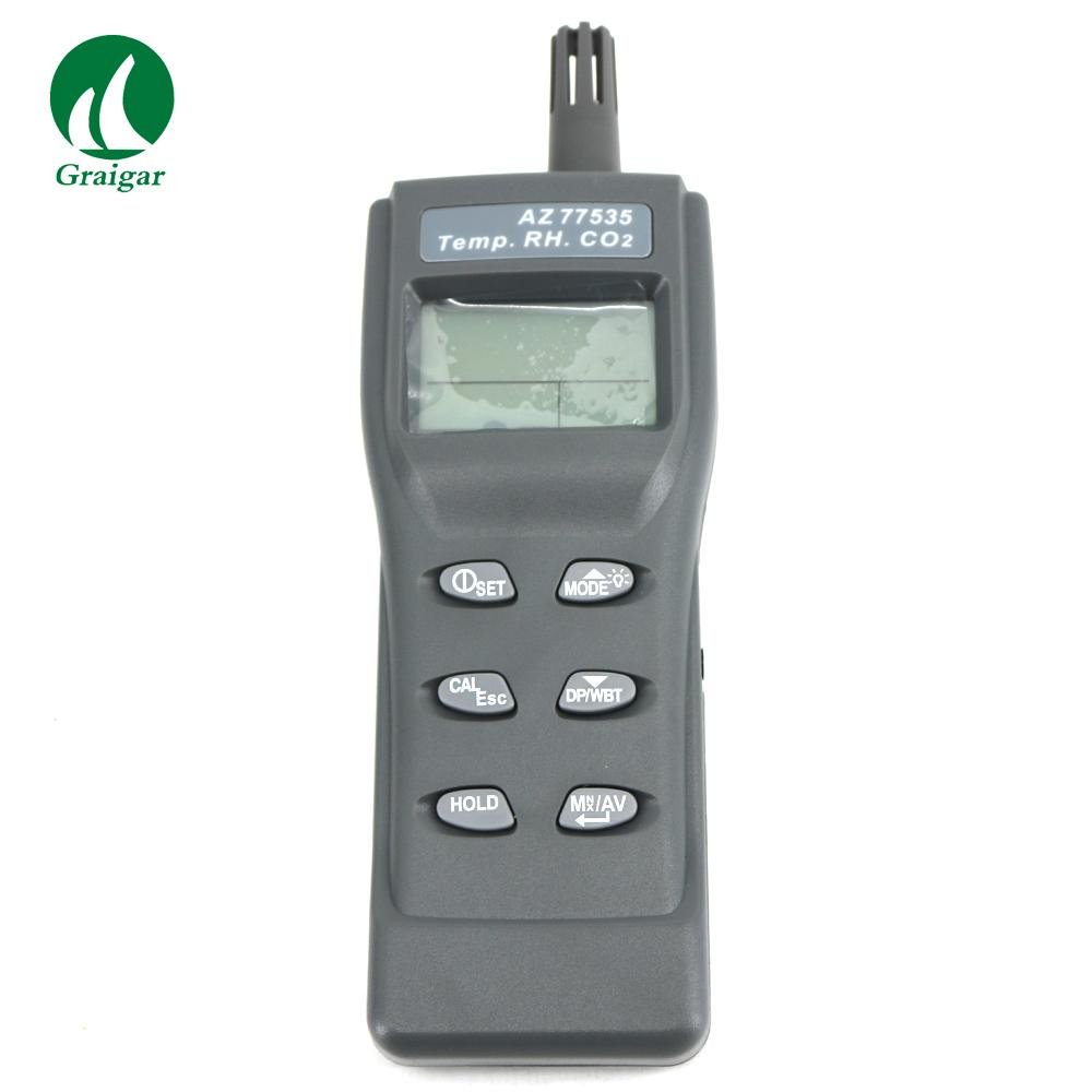 New AZ77535 Handheld Air Quality Monitor Carbon Dioxide CO2 Detector CO2 Meter 1
