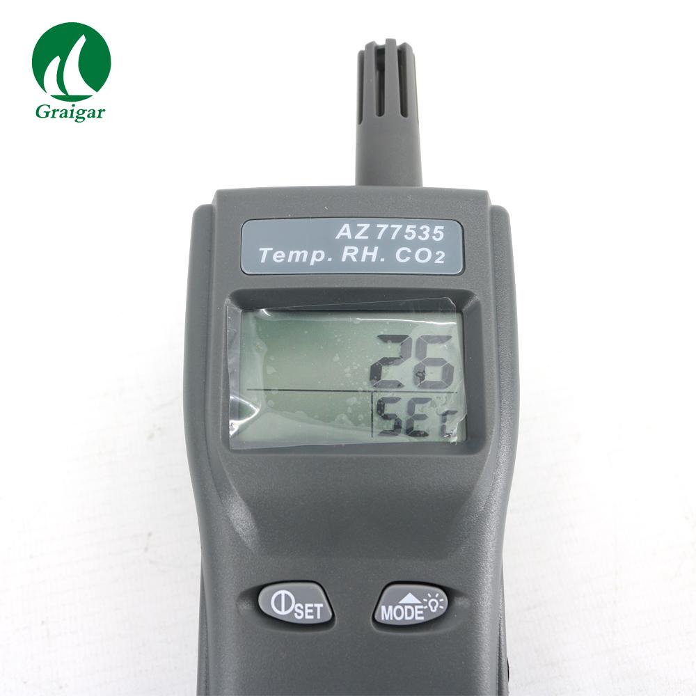 New AZ77535 Handheld Air Quality Monitor Carbon Dioxide CO2 Detector CO2 Meter 2