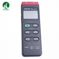 Digital High Resolution Thermometer CENTER-301 Dual Inputs PC Interface K Type 