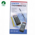 Digital High Resolution Thermometer CENTER-301 Dual Inputs PC Interface K Type  4