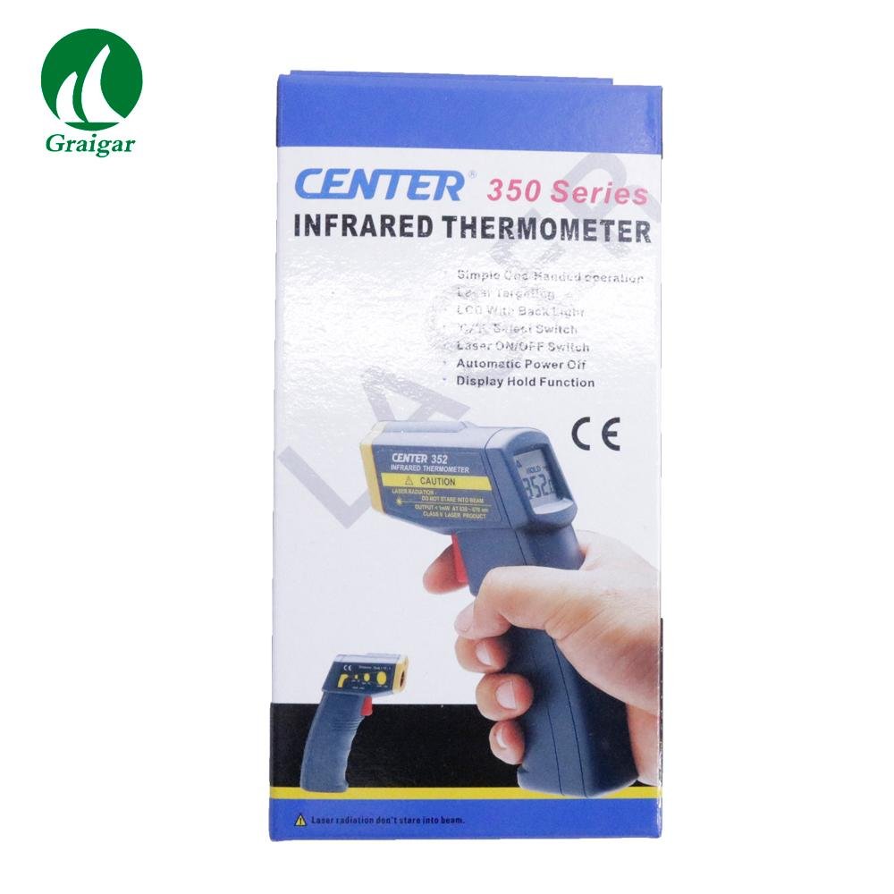 CENTER-350 Not Contact Infrared Thermometer with LCD Backlight Display 10
